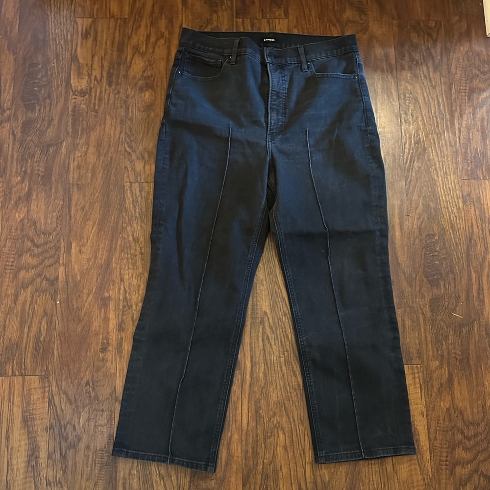 Express Women's straight high rise jeans